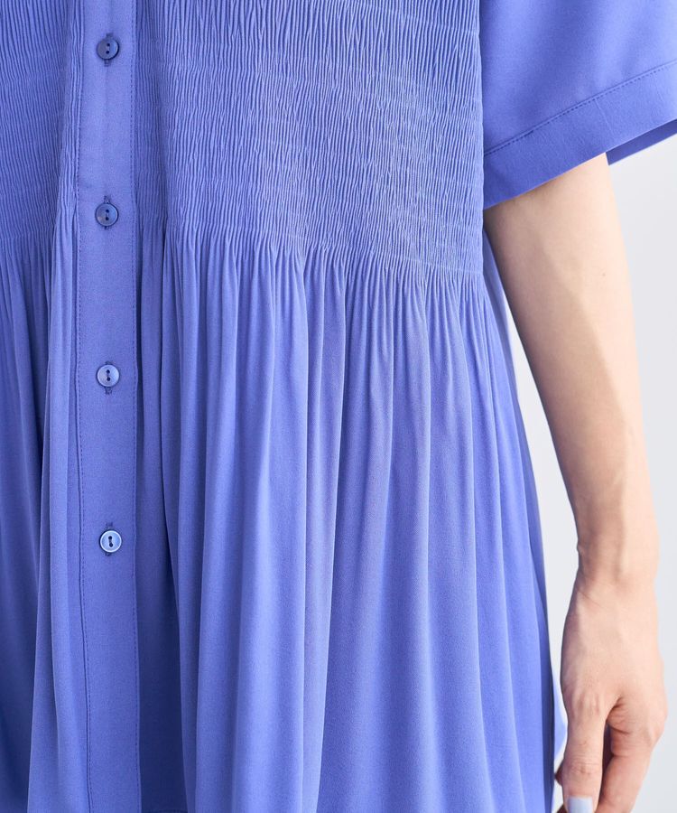 armonia「マジョリカプリーツスキッパーブラウス」|シャツ・ブラウス|