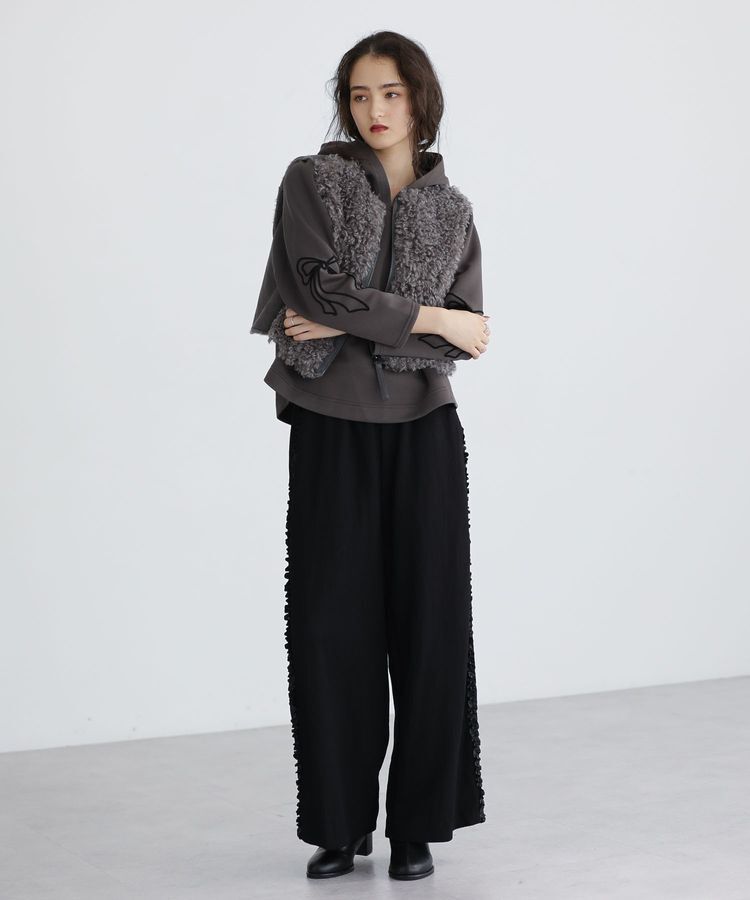 Green Parks「■ESCAR サイドミニフリルワイドパンツ」|その他|