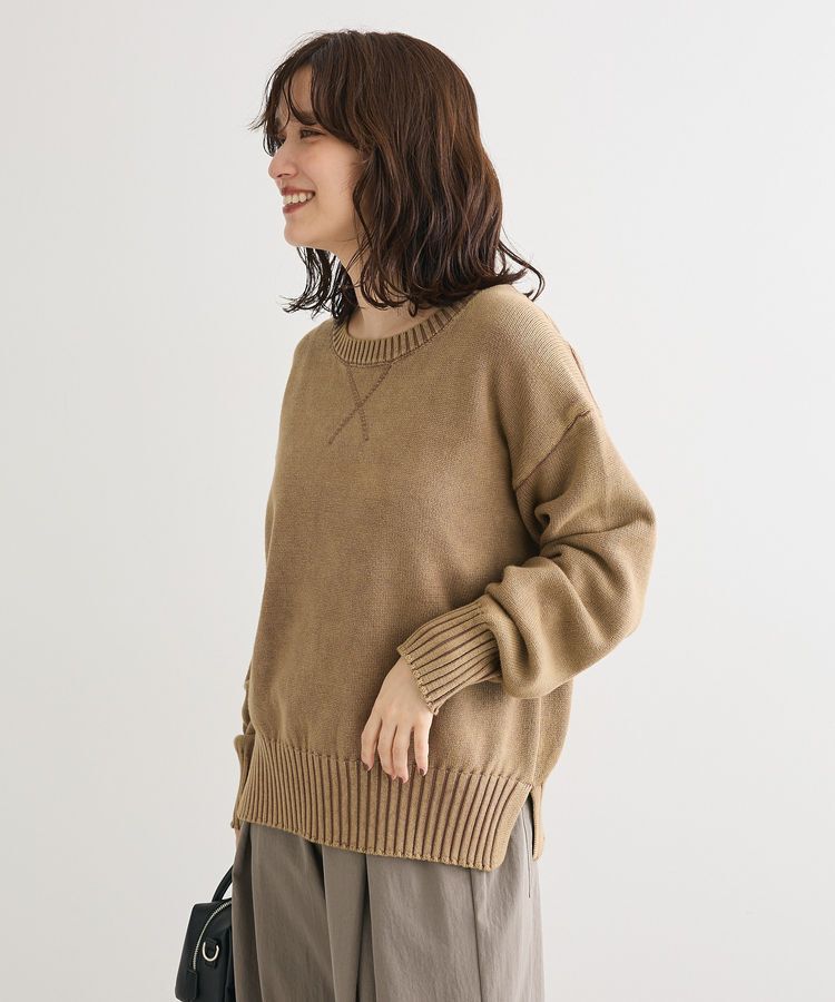 Green Parks「ピグメントニットプルオーバー」|ニット・セーター|