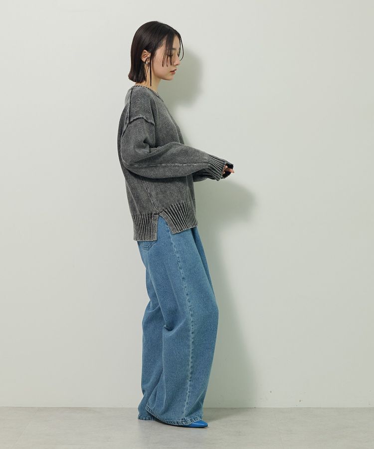 Green Parks「ピグメントニットプルオーバー」|ニット・セーター|