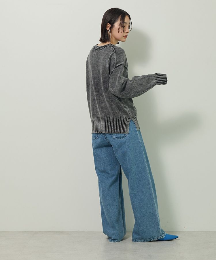 Green Parks「ピグメントニットプルオーバー」|ニット・セーター|