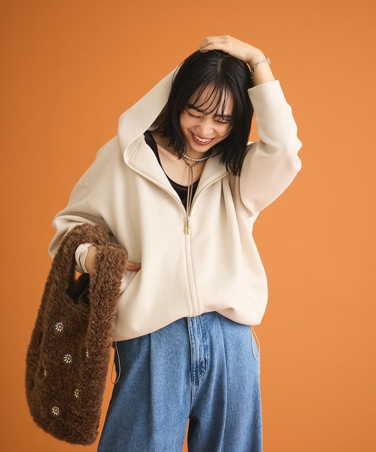 Green Parks「ダンボールZIPパーカー」|スウェット・ジャージ|