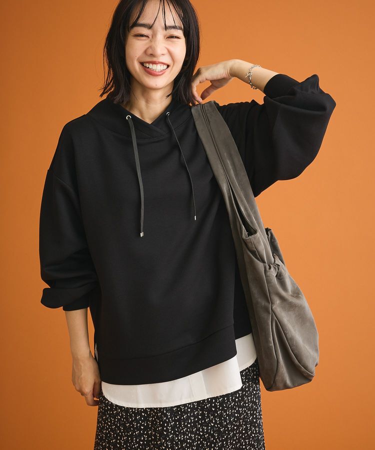 Green Parks「ダンボール抜け衿プルオーバー」|スウェット・ジャージ|