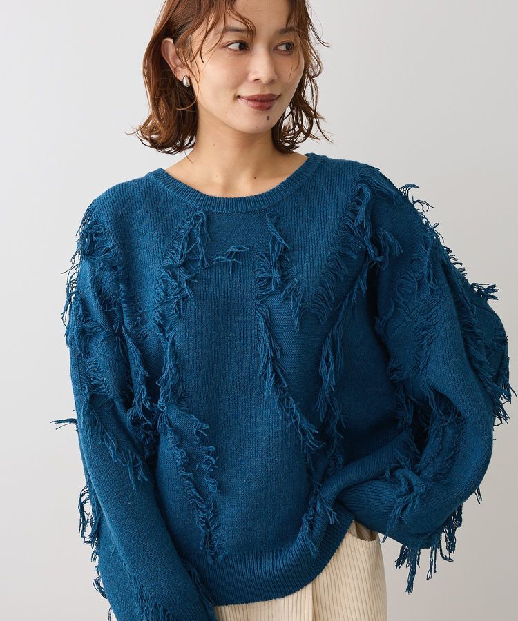 Green Parks「フリンジニットプルオーバー」|ニット・セーター|