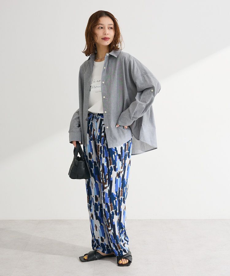 Green Parks「【適ON】箔プリントロゴTシャツ」|Tシャツ・カットソー|