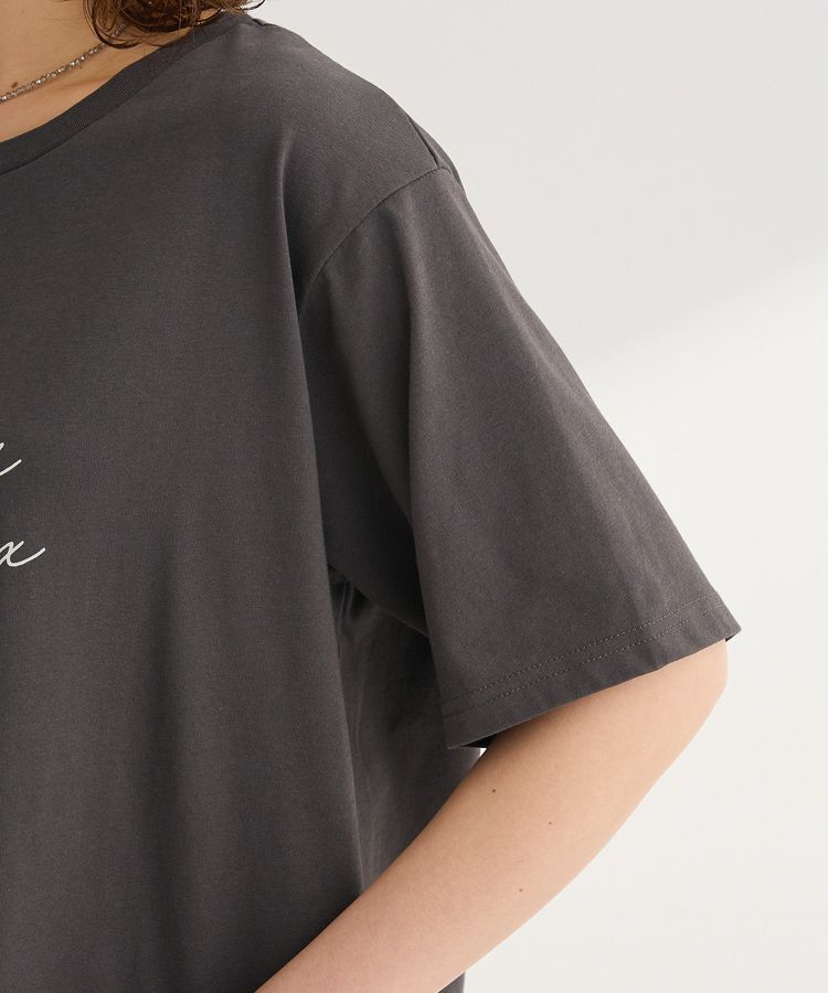 Green Parks「【適ON】箔プリントロゴTシャツ」|Tシャツ・カットソー|