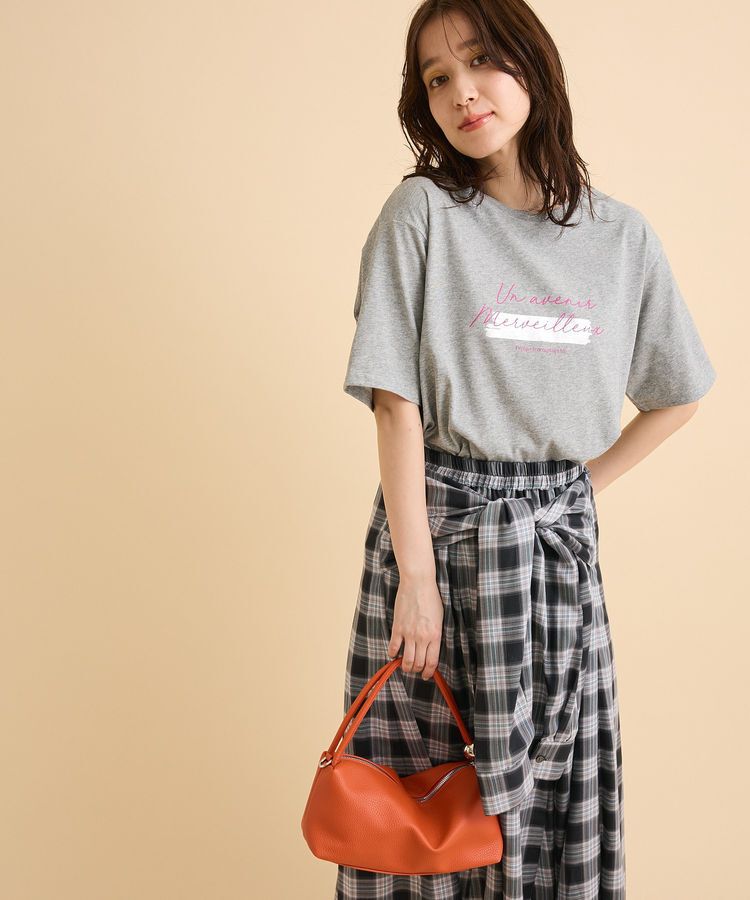 Green Parks「【適ON】箔プリントロゴTシャツ」|Tシャツ・カットソー|