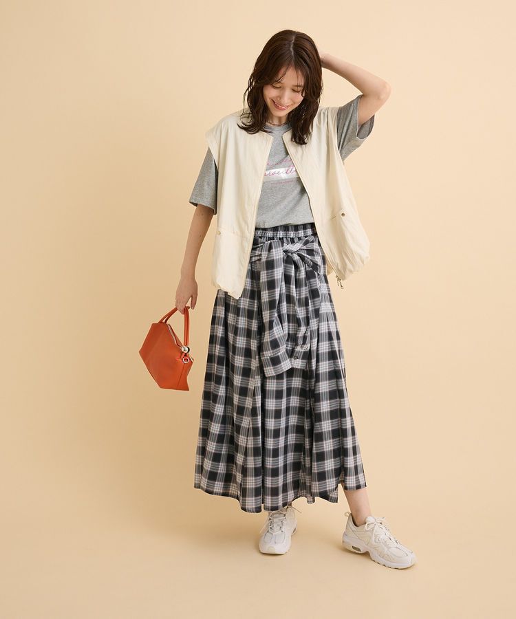 Green Parks「【適ON】箔プリントロゴTシャツ」|Tシャツ・カットソー|