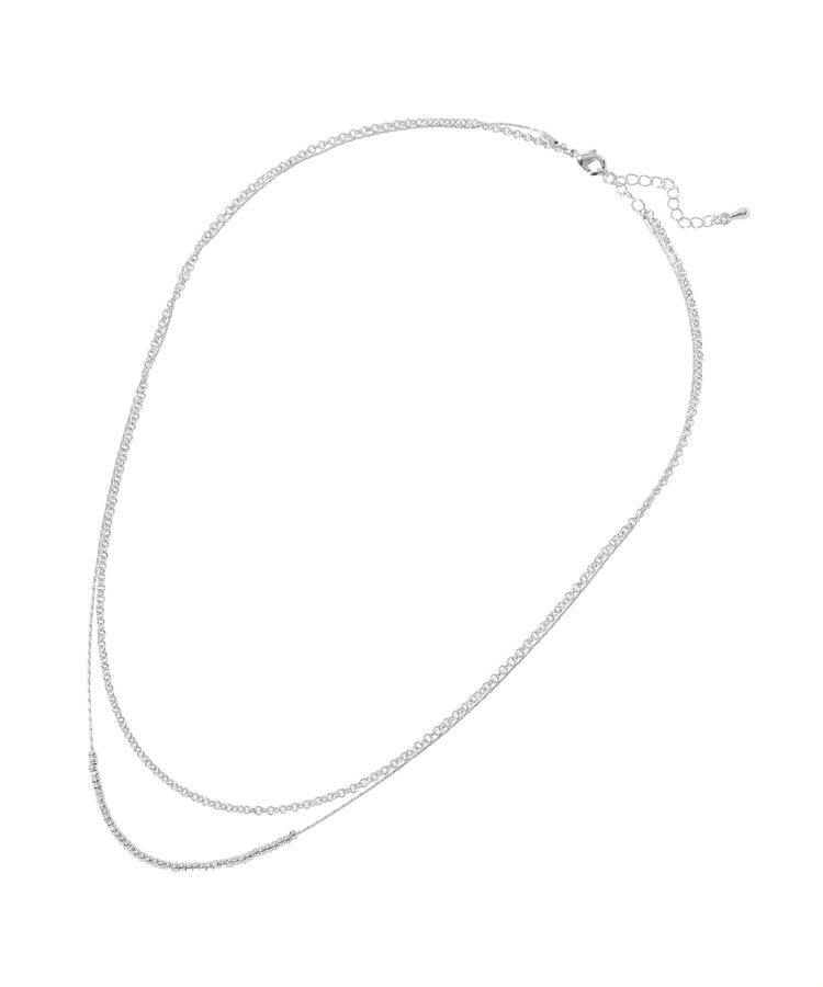 Green Parks「メタル2連ショートネックレス」|ネックレス|Silver