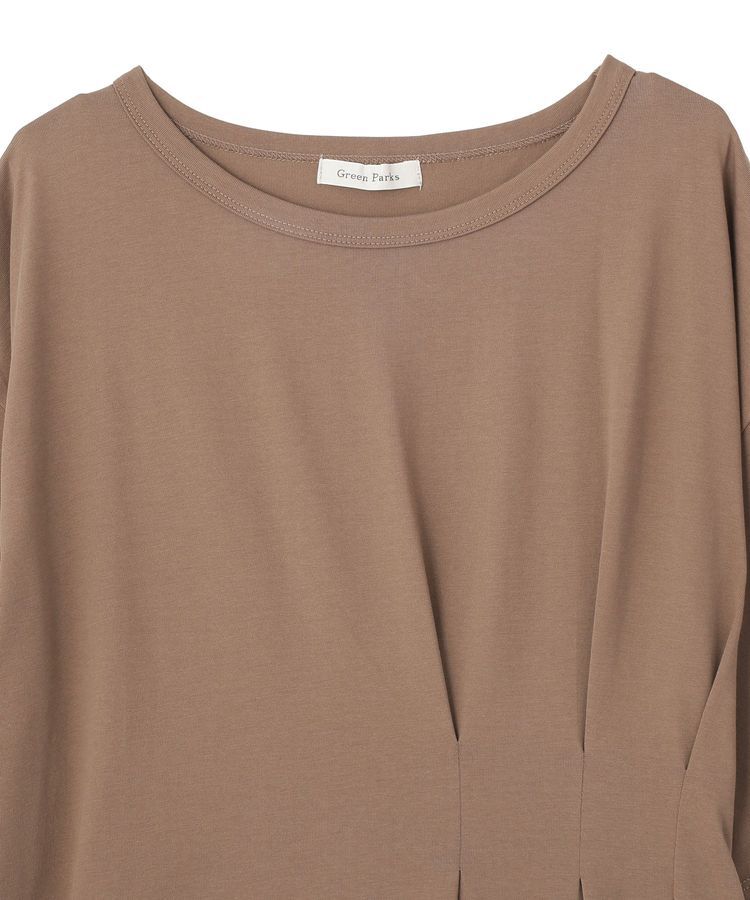 Green Parks「【適ON】半袖タックカットワンピース」|ワンピース|