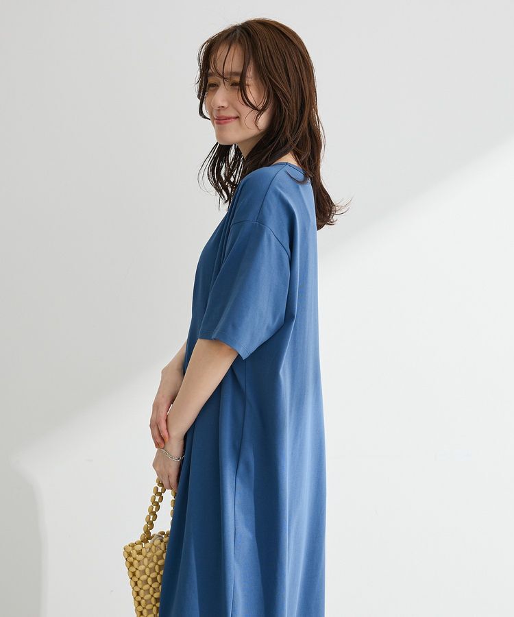 Green Parks「【適ON】半袖タックカットワンピース」|ワンピース|