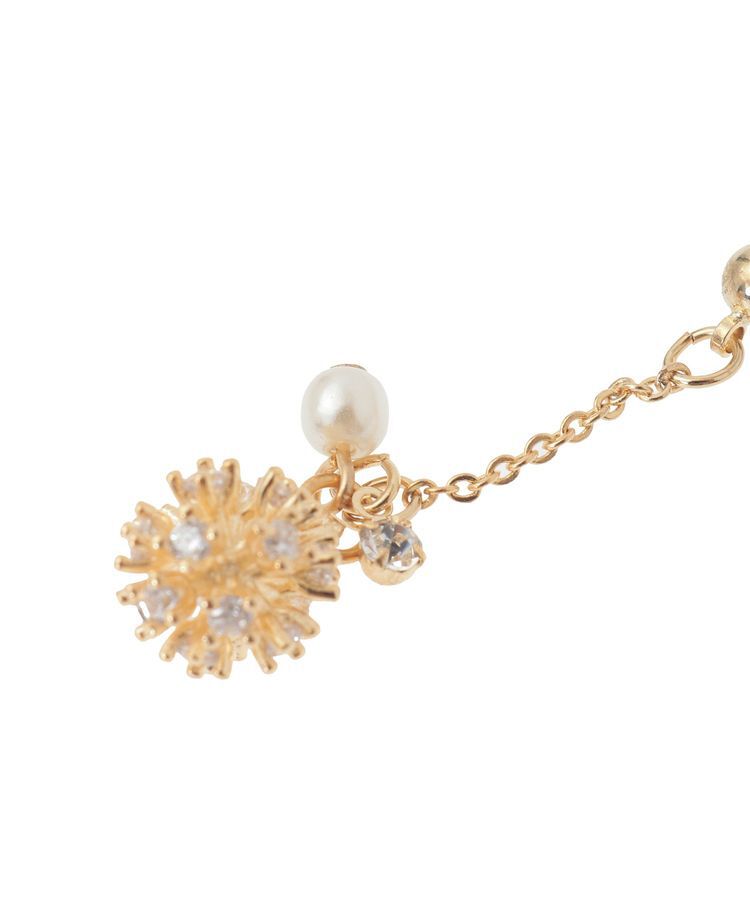 YECCA VECCA「ビジューボールスイングピアス」|ピアス|