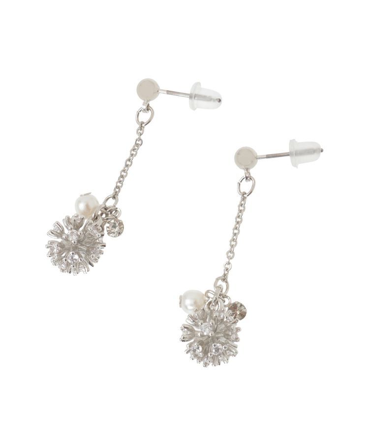 YECCA VECCA「ビジューボールスイングピアス」|ピアス|