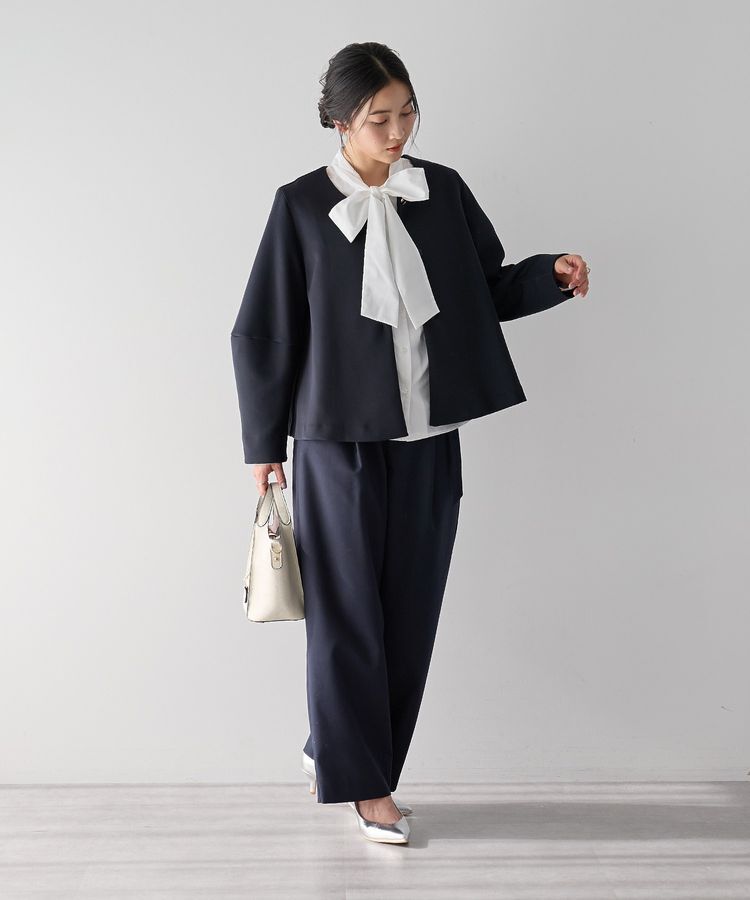 YECCA VECCA「ダンボールニットジャケット」|テーラードジャケット|