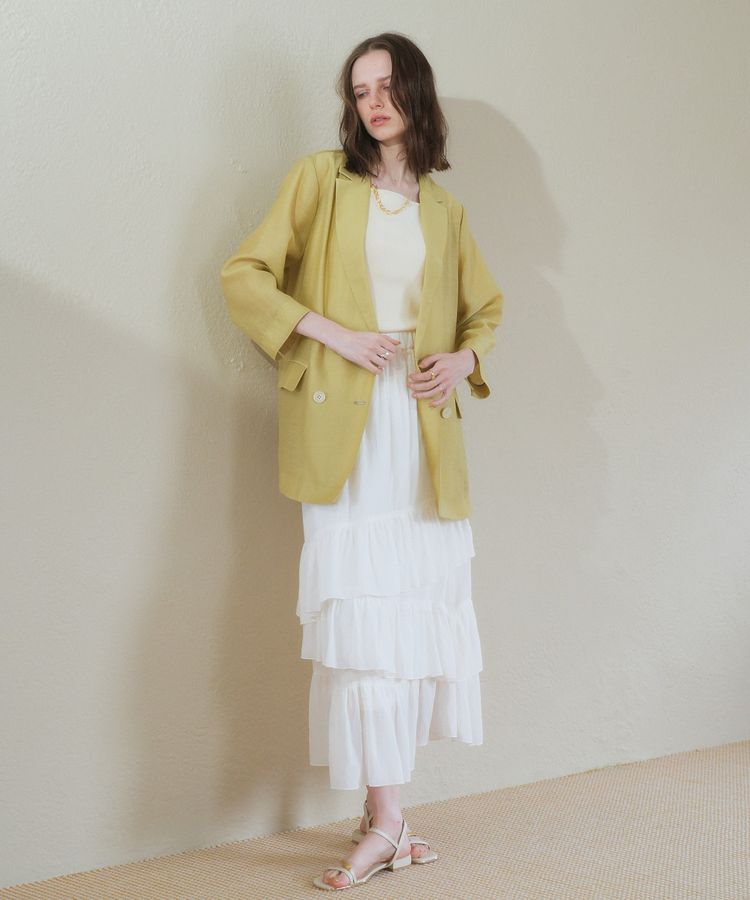 YECCA VECCA「シアーテーラードジャケット」|テーラードジャケット|