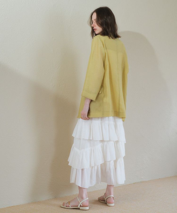 YECCA VECCA「シアーテーラードジャケット」|テーラードジャケット|