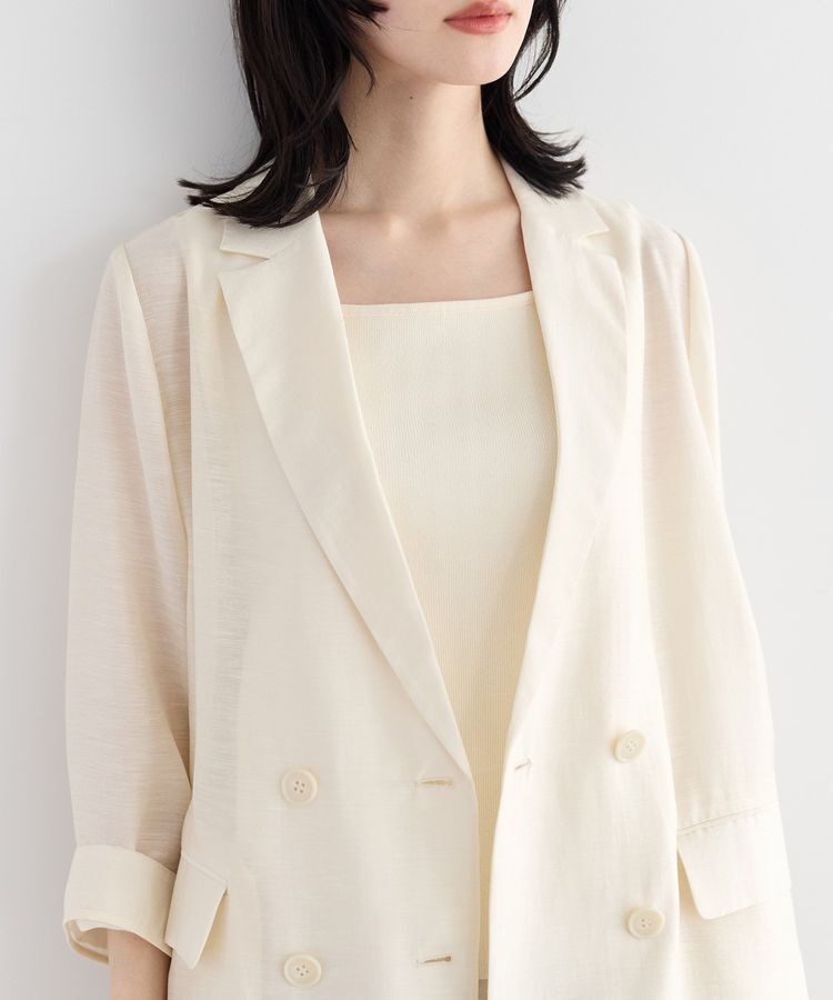 YECCA VECCA「シアーテーラードジャケット」|テーラードジャケット|