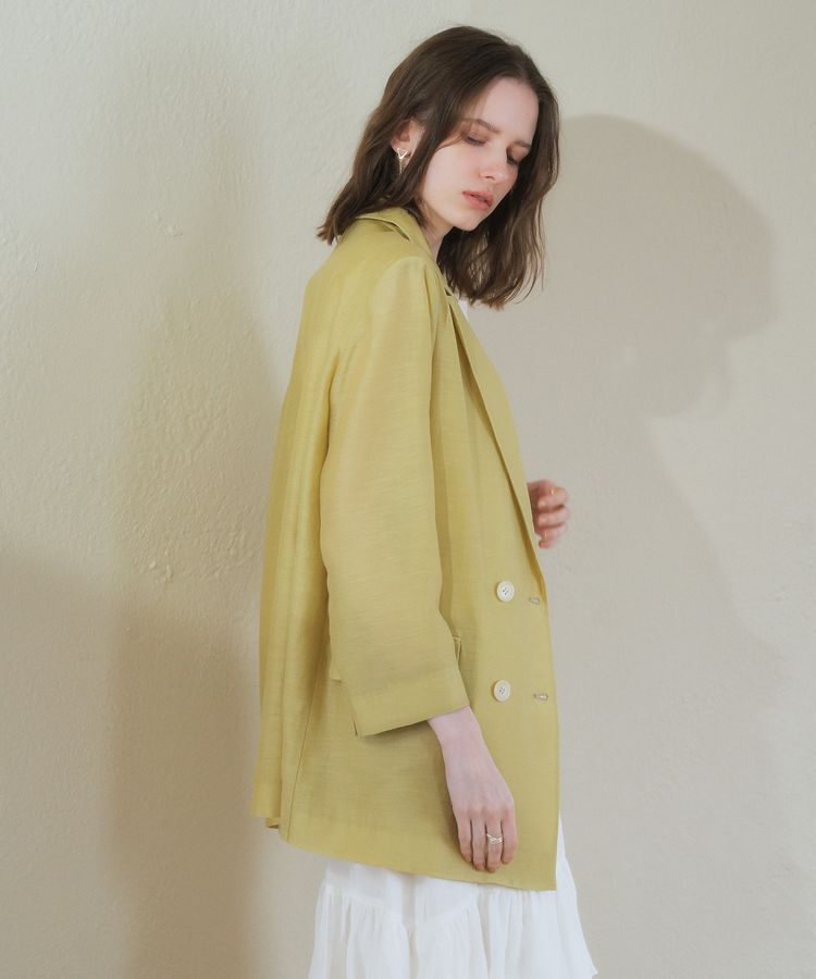 YECCA VECCA「シアーテーラードジャケット」|テーラードジャケット|