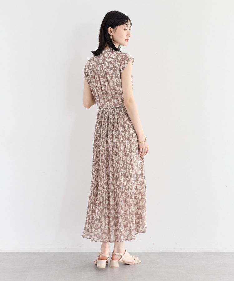 YECCA VECCA「花柄プリーツワンピース」|ワンピース|