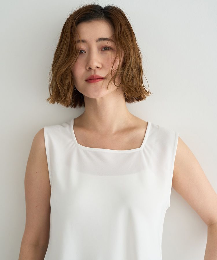 YECCA VECCA「2wayアシメデザインノースリーブブラウス」|シャツ・ブラウス|