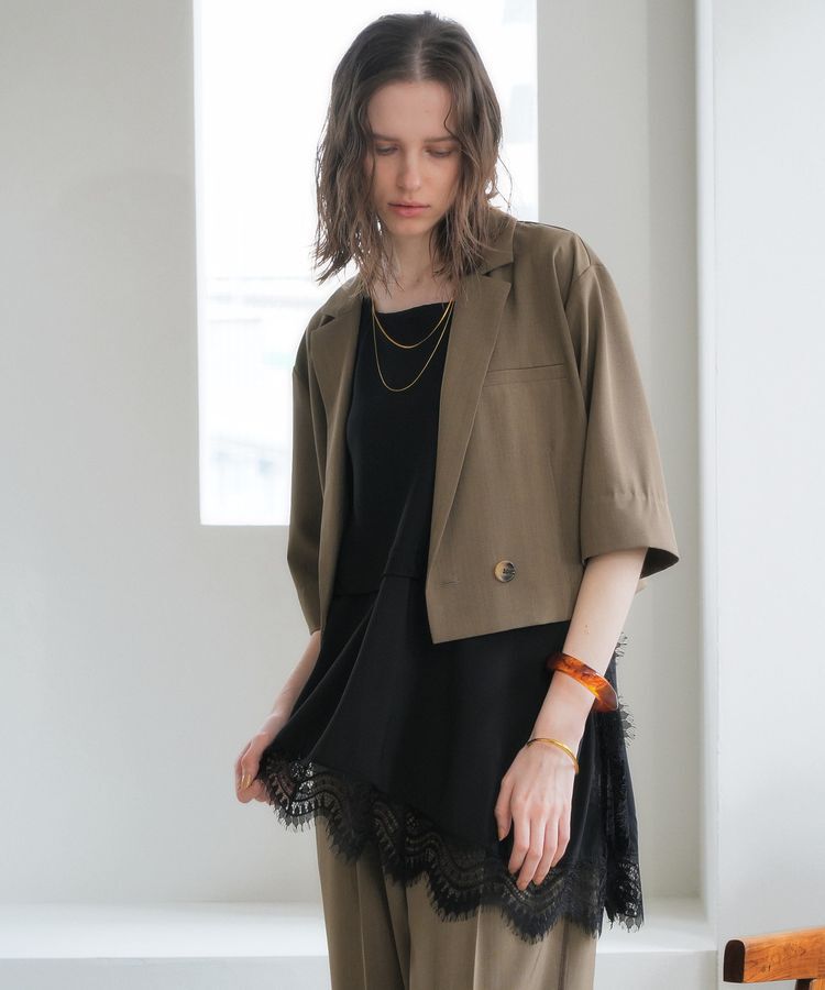 YECCA VECCA「2wayアシメデザインノースリーブブラウス」|シャツ・ブラウス|