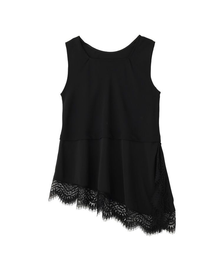 YECCA VECCA「2wayアシメデザインノースリーブブラウス」|シャツ・ブラウス|