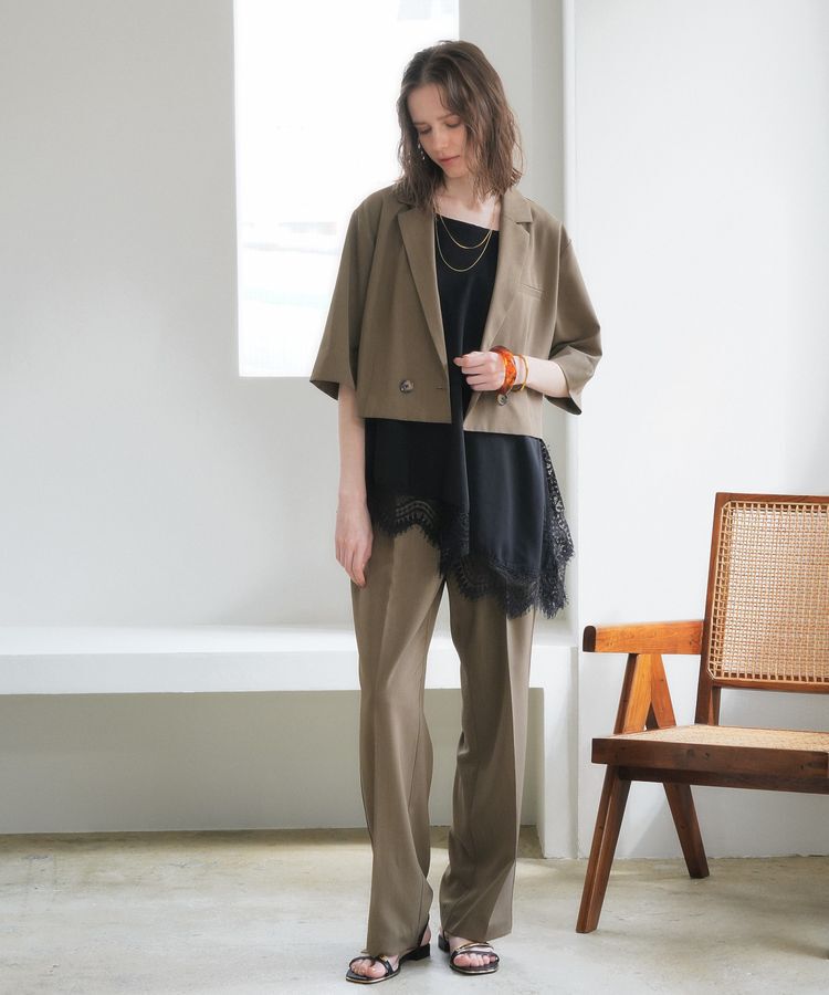 YECCA VECCA「2wayアシメデザインノースリーブブラウス」|シャツ・ブラウス|