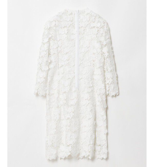 LOULOU WILLOUGHBY「【LOULOU WILLOUGHBY】ケミカルフラワーレースワンピース」|ワンピース|