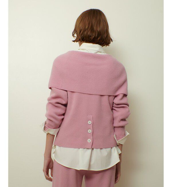 allureville「ビッグカラー2WAYネックプルオーバー」|ニット・セーター|