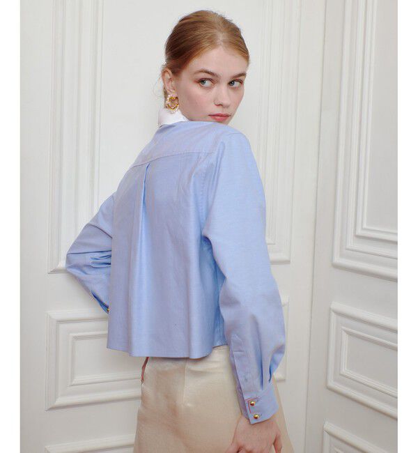 LOULOU WILLOUGHBY「【LOULOU WILLOUGHBY】クレリックシャツ」|シャツ・ブラウス|