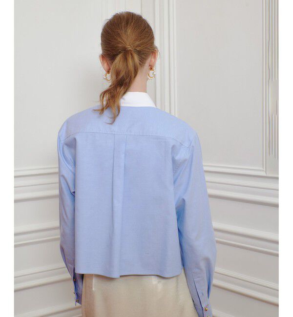 LOULOU WILLOUGHBY「【LOULOU WILLOUGHBY】クレリックシャツ」|シャツ・ブラウス|