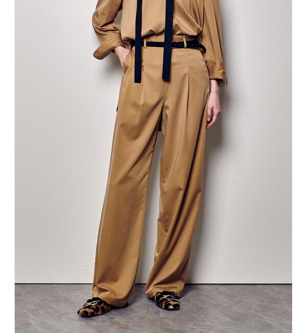 allureville「フィブリルタックパンツ」|チノ|