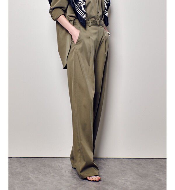 allureville「フィブリルタックパンツ」|チノ|