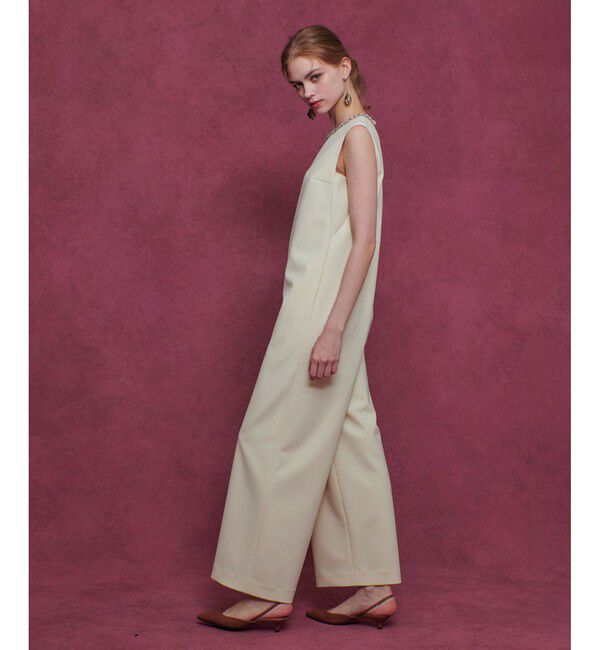 LOULOU WILLOUGHBY「【LOULOU WILLOUGHBY】ビジューオールインワン」|オールインワン|