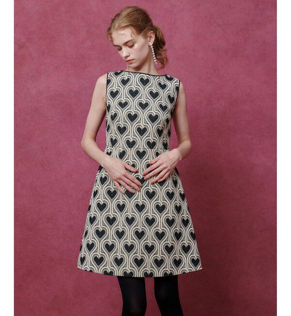 LOULOU WILLOUGHBY「【LOULOU WILLOUGHBY】NEONハートJQミニワンピース」|ワンピース|