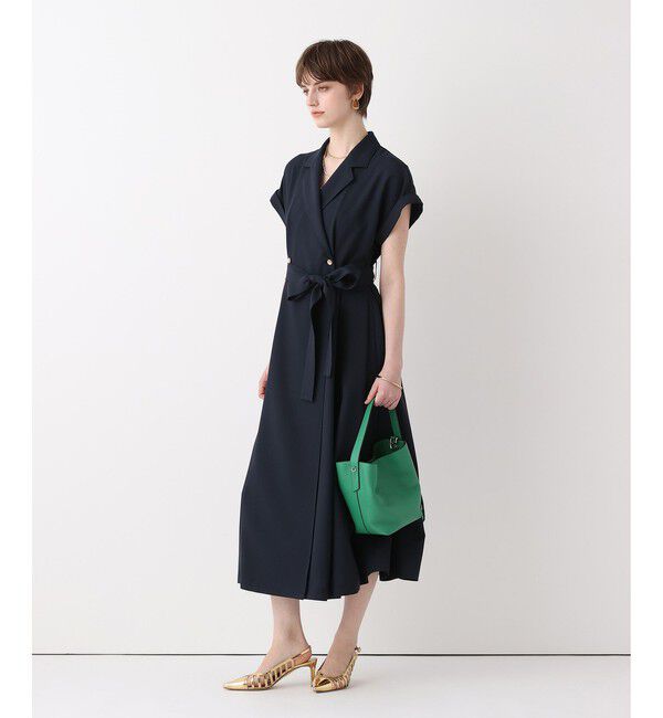 allureville「フレンチスリーブラップワンピース」|ワンピース|