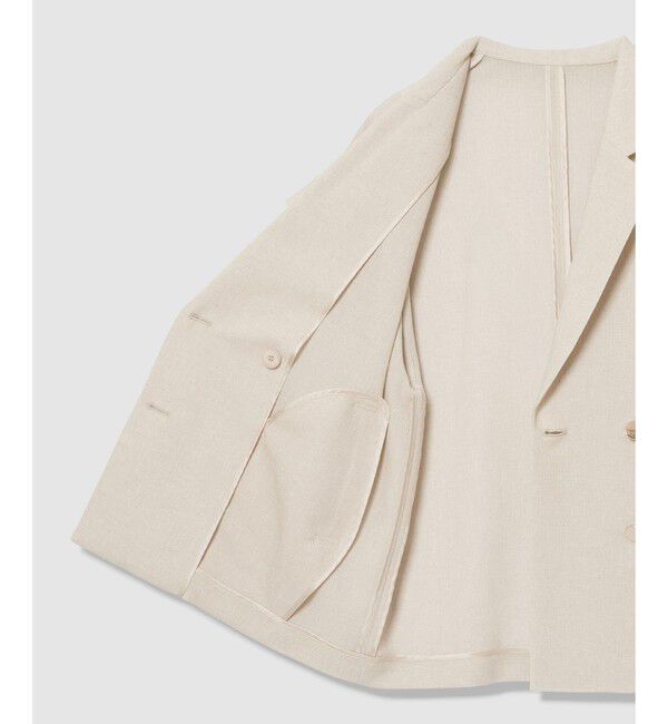 allureville「◇スラブメッシュフレンチスリーブジャケット」|テーラードジャケット|