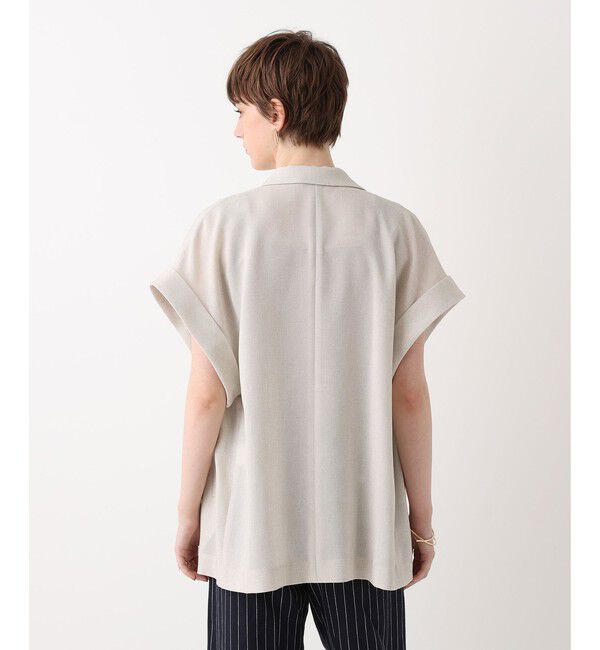 allureville「◇スラブメッシュフレンチスリーブジャケット」|テーラードジャケット|