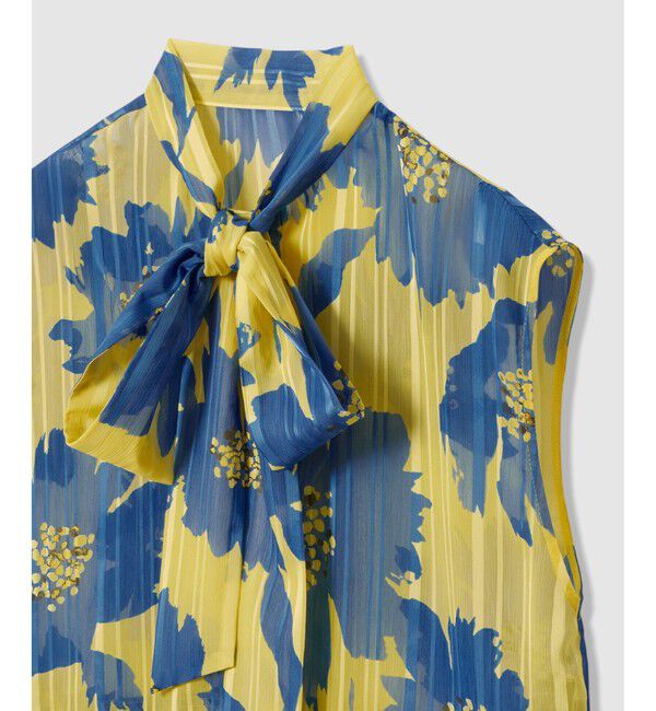 allureville「WEB ルミネ別注 シアーヨウリュウブラウス」|シャツ・ブラウス|