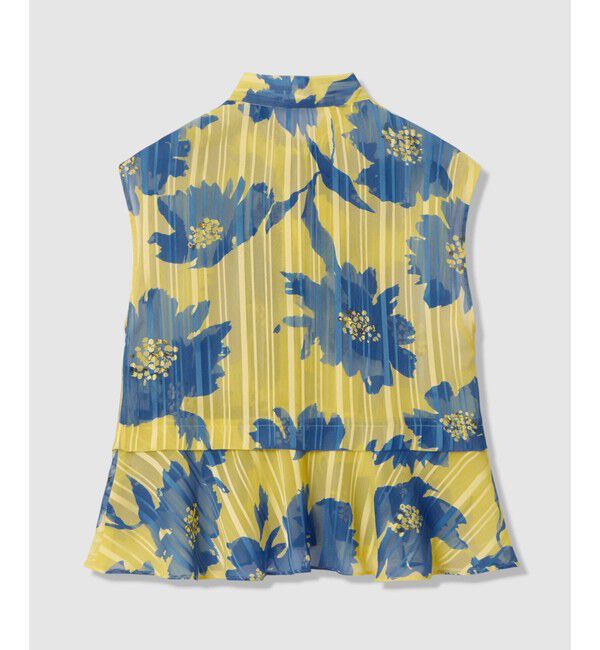 allureville「WEB ルミネ別注 シアーヨウリュウブラウス」|シャツ・ブラウス|