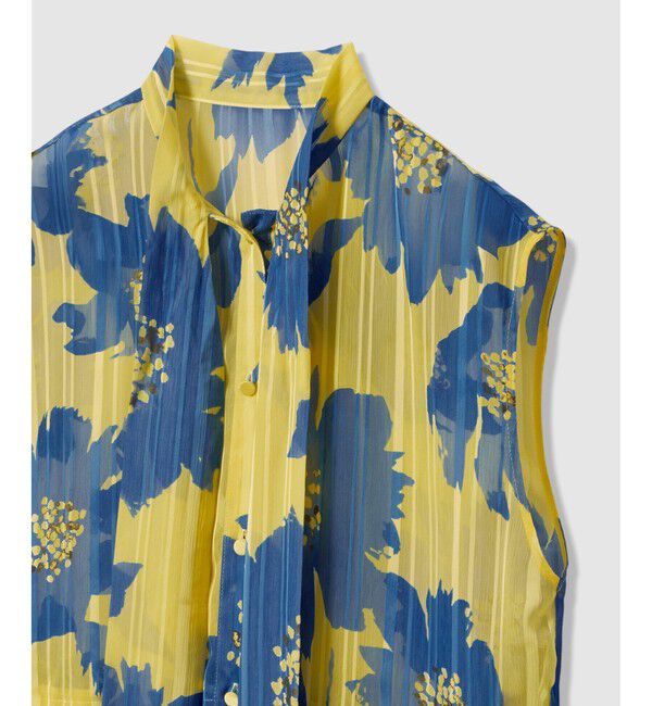 allureville「WEB ルミネ別注 シアーヨウリュウブラウス」|シャツ・ブラウス|