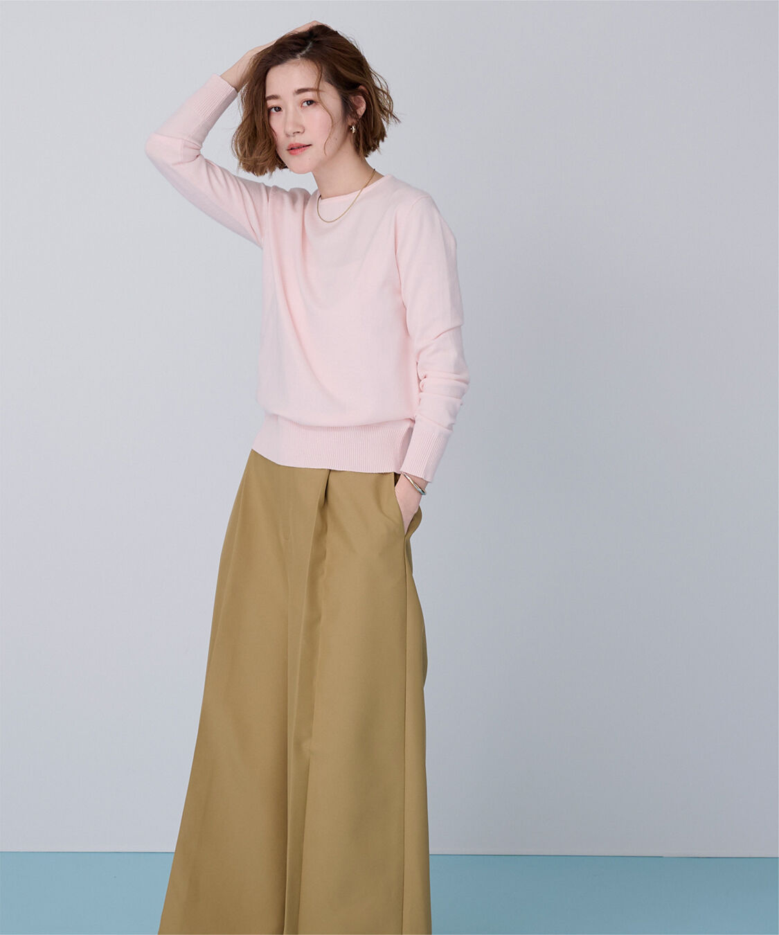 ur's「カシミヤタッチクルーネックニットトップス」|ニット・セーター|