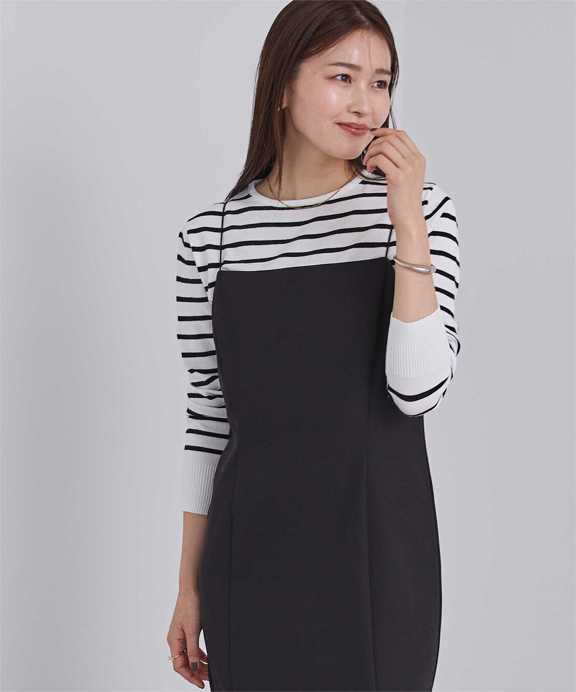 ur's「カシミヤタッチクルーネックニットトップス」|ニット・セーター|