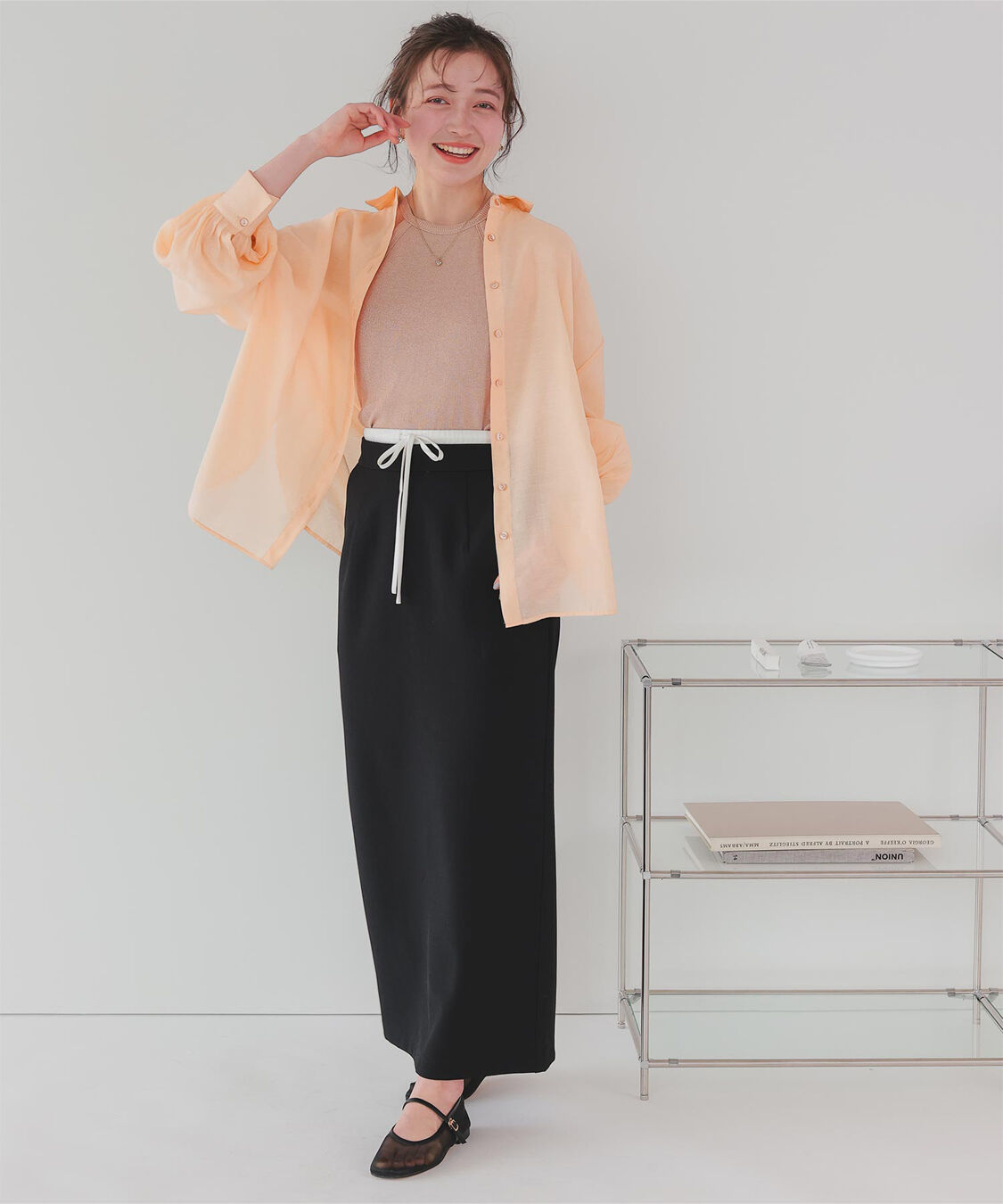 titivate「ベーシックシアーシャツ」|シャツ・ブラウス|