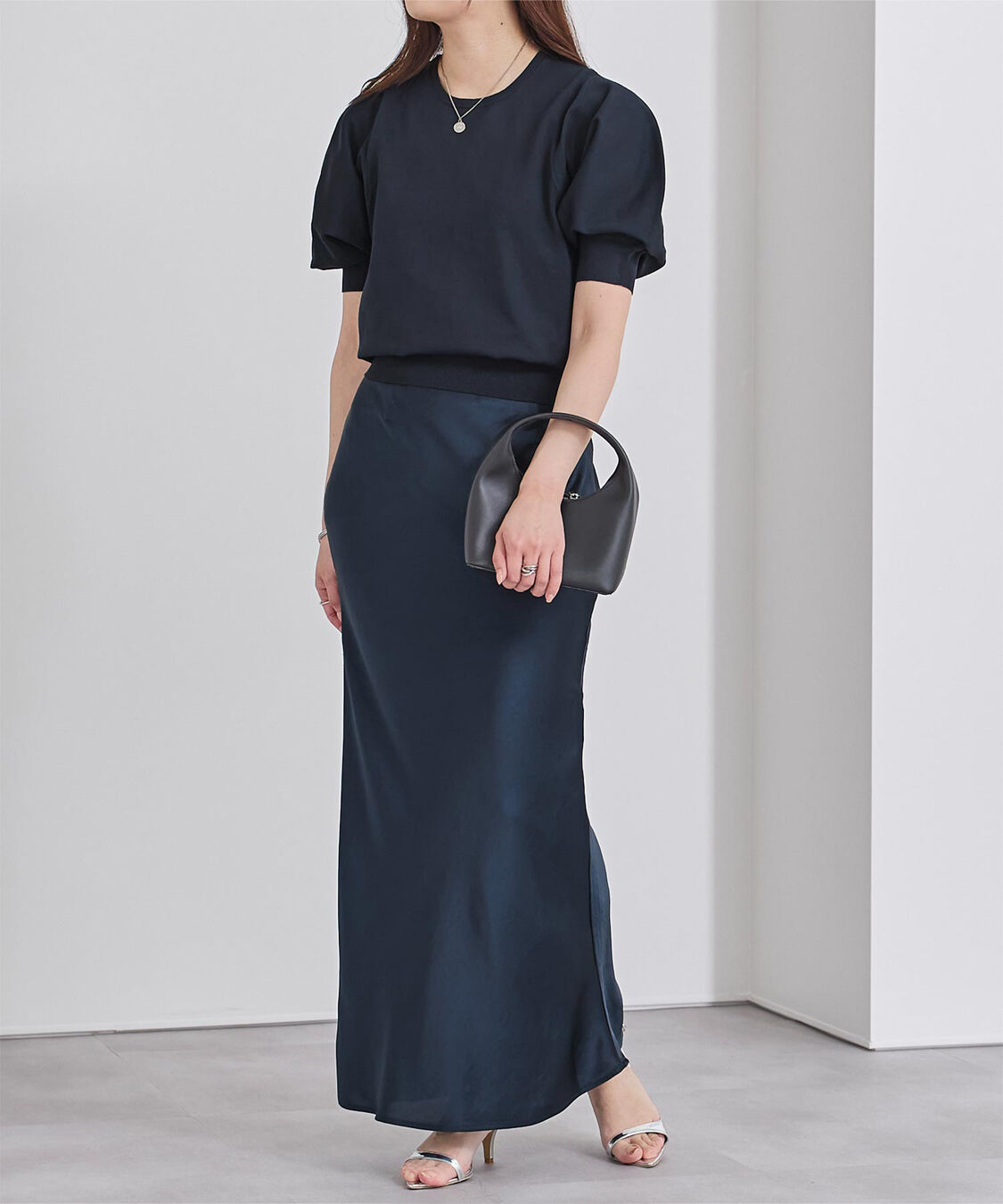 ur's「ｽﾎﾟﾝﾃﾞｨｯｼｭﾊﾟﾌｽﾘｰﾌﾞﾆｯﾄ」|ニット・セーター|