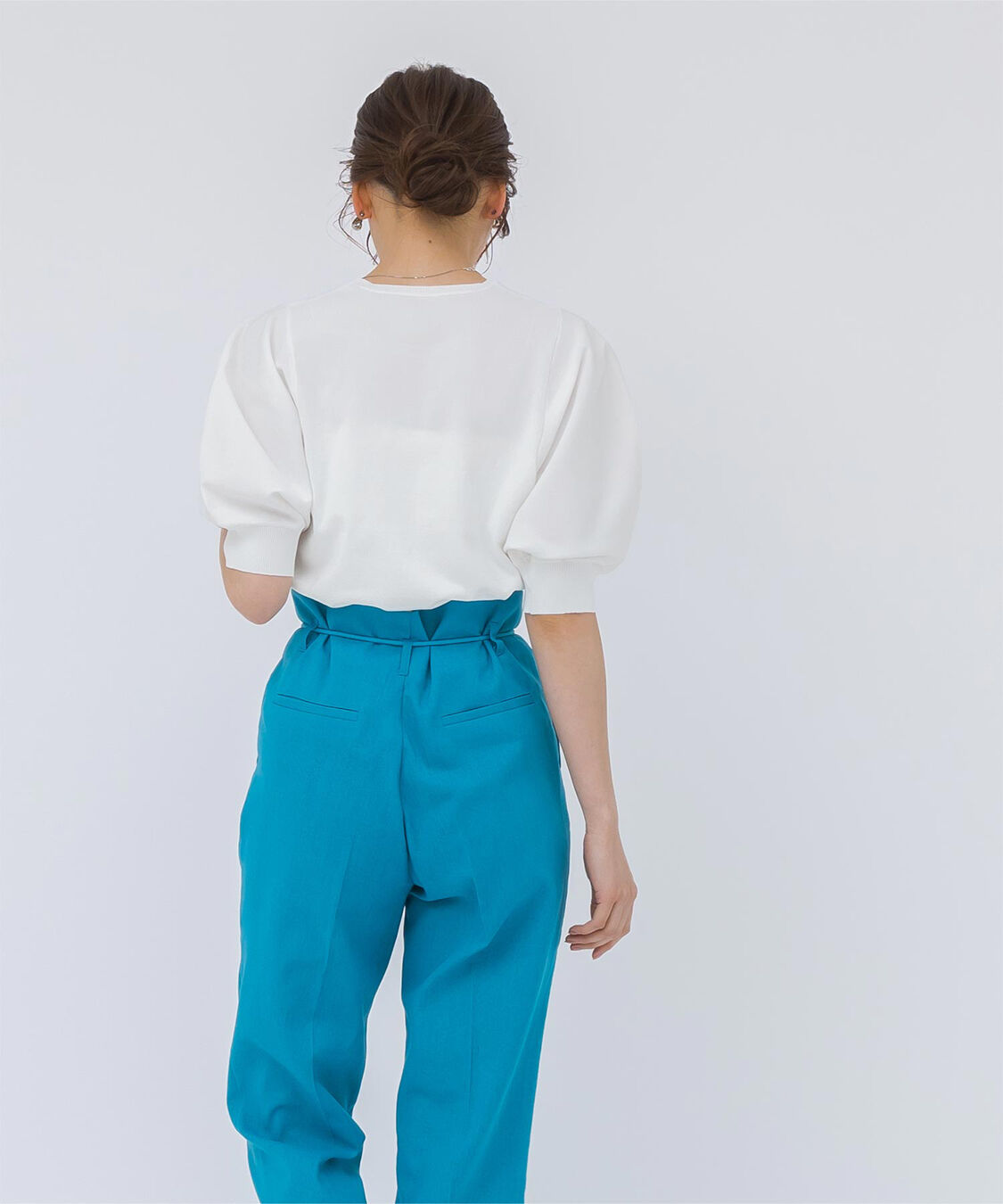 ur's「ｽﾎﾟﾝﾃﾞｨｯｼｭﾊﾟﾌｽﾘｰﾌﾞﾆｯﾄ」|ニット・セーター|