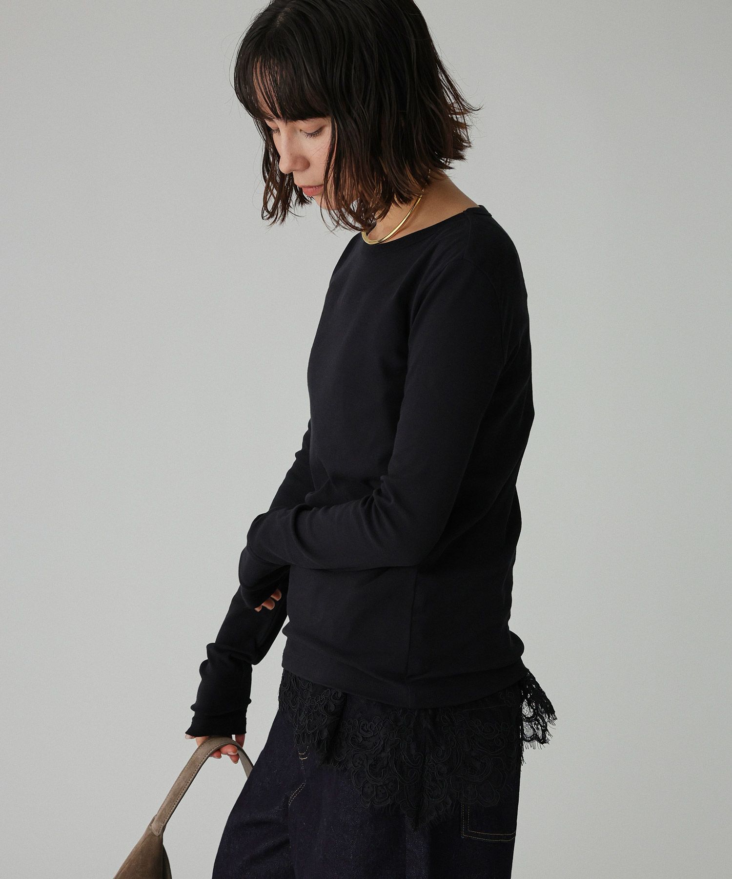 BABYLONE「シアーフライスプルオーバー」|Tシャツ・カットソー|