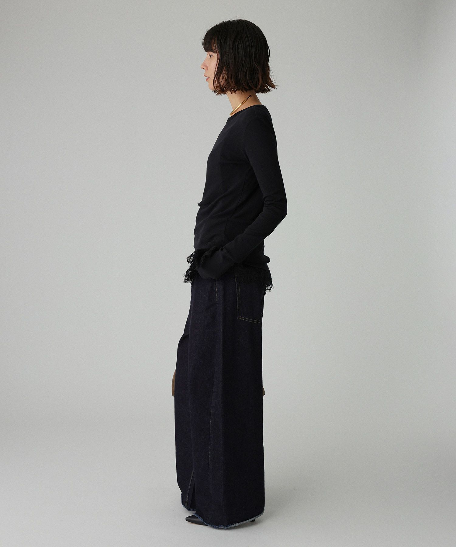 BABYLONE「シアーフライスプルオーバー」|Tシャツ・カットソー|