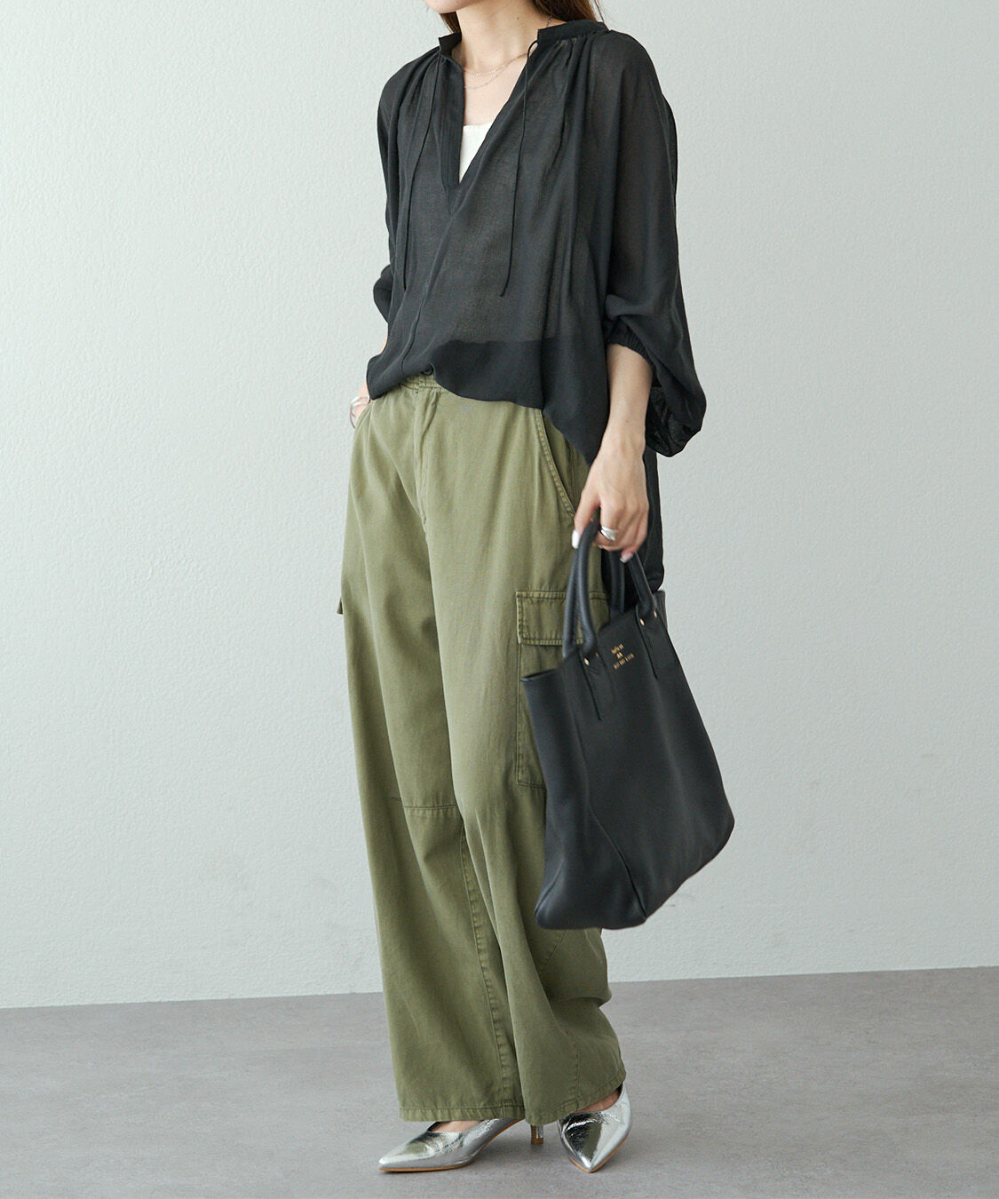  「カーブシルエットカーゴパンツ」|その他|