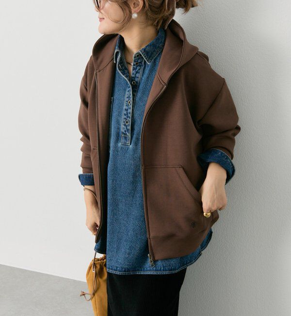  「【＠noricorico102企画】ダンボールWジップパーカー」|パーカー|